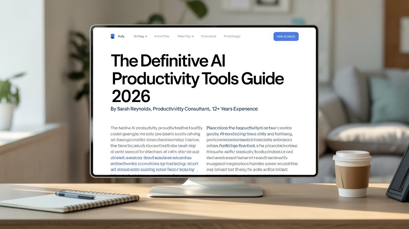 Complete AI Tools List for Productivity in 2026