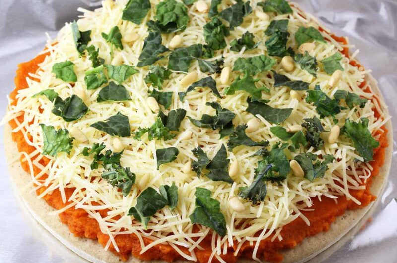 Pumpkin Kale Pizza