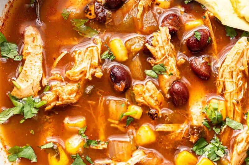 Slow Cooker Chicken Tortilla Soup